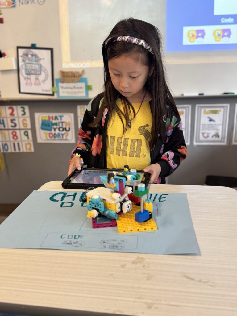 engineering and robotics club building lego robots