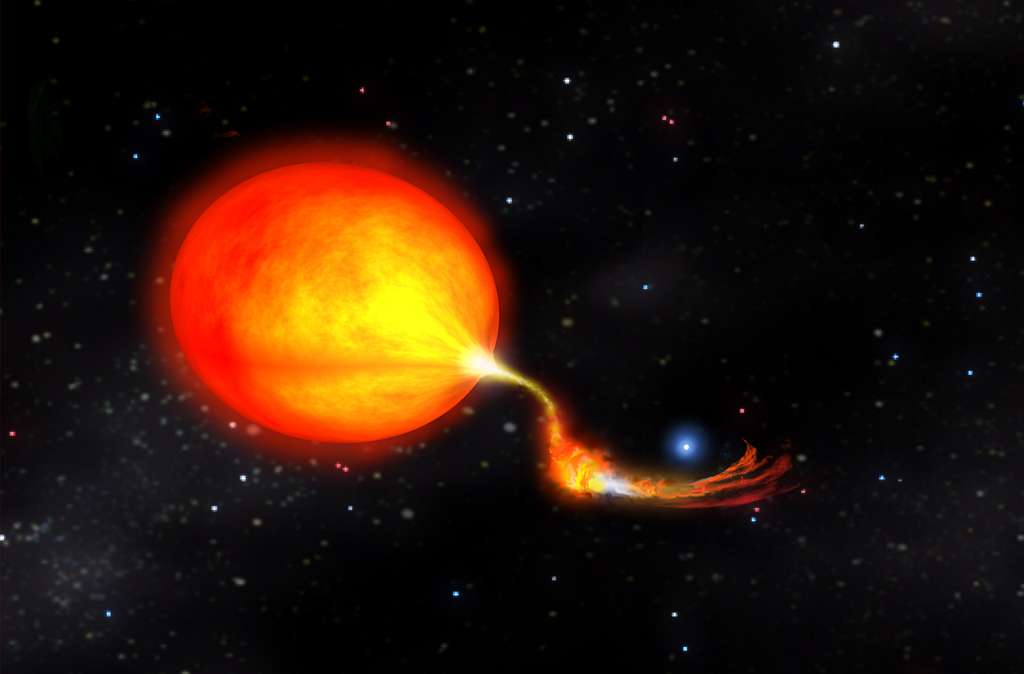 "Accretion of Material Spins Pulsar to Millisecond Range" by Dana Berry via Wikimedia Commons