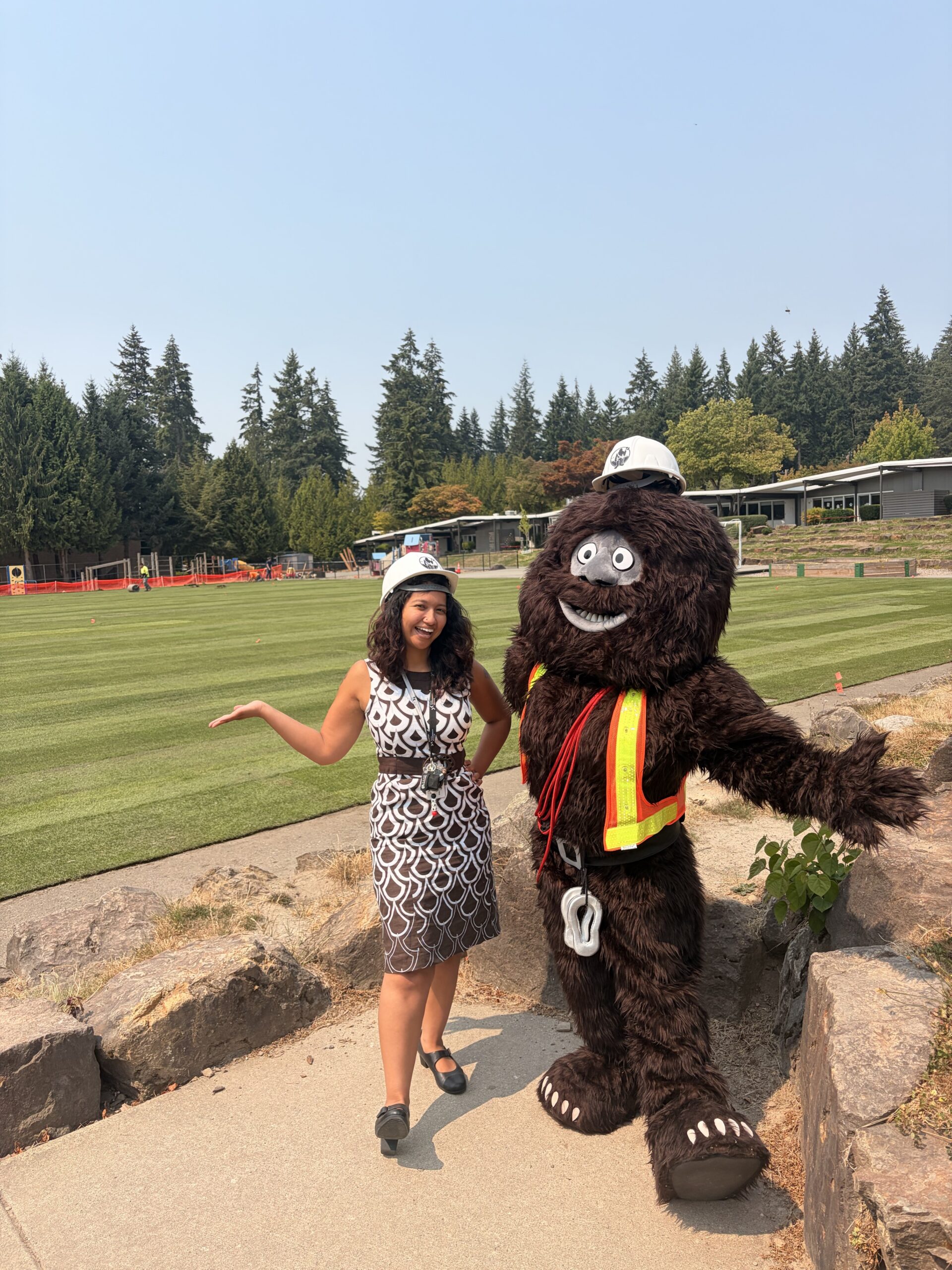 Featured Image for What’s New at BASIS Independent Bellevue? Construction Updates From Our Head of Operations, Ms. Cardenas and Monty the Mountaineer!